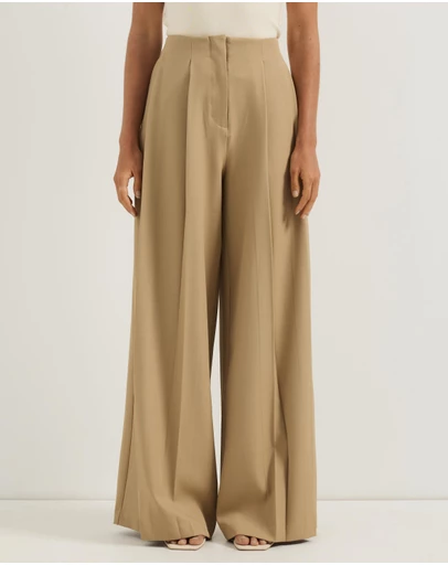 Atmos&Here - Molly Pleated Tailored Pants