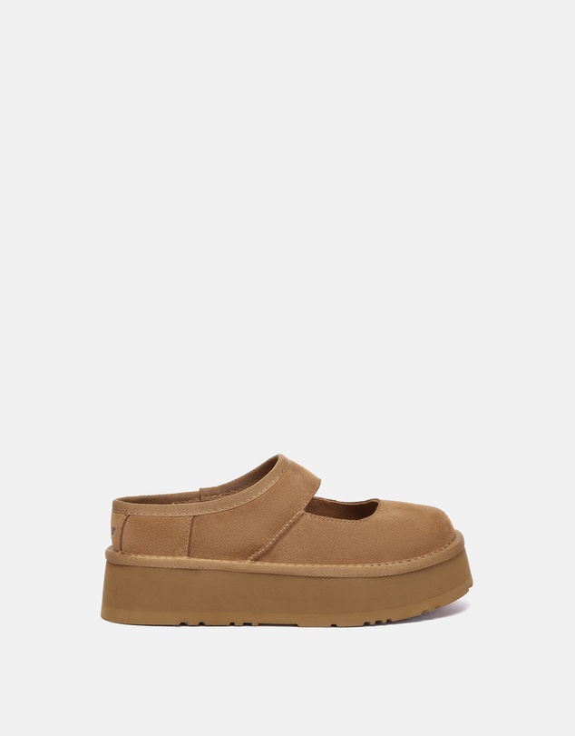 EVERAU - EverAU Ugg Moana Cow Suede Upper Loafer Oxfords Flats