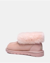 EVERAU - EverAU Ugg Mallow Slipper Sheepskin Upper House Shoes