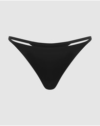 Sotto Brand - Sotto Seamless G-String Black