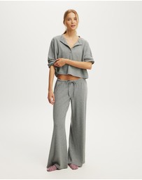 Cotton On Body - Super Soft Waffle Wide Leg Pant