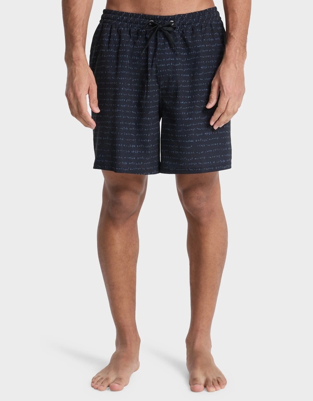 Quiksilver - Mens Stretch Printed Volley 17