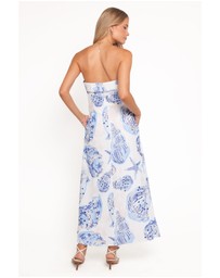 Petal & Pup - Peregian Strapless Maxi Dress - Blue Seashells