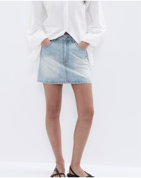 UNISON - Denim Mini Skirt