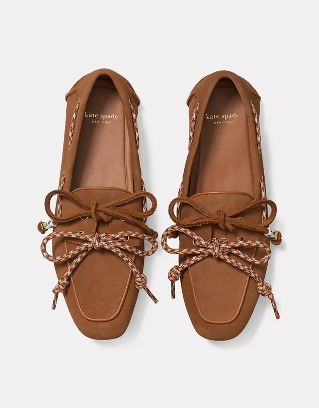 Kate Spade - Know The Ropes Suede Boat Shoes