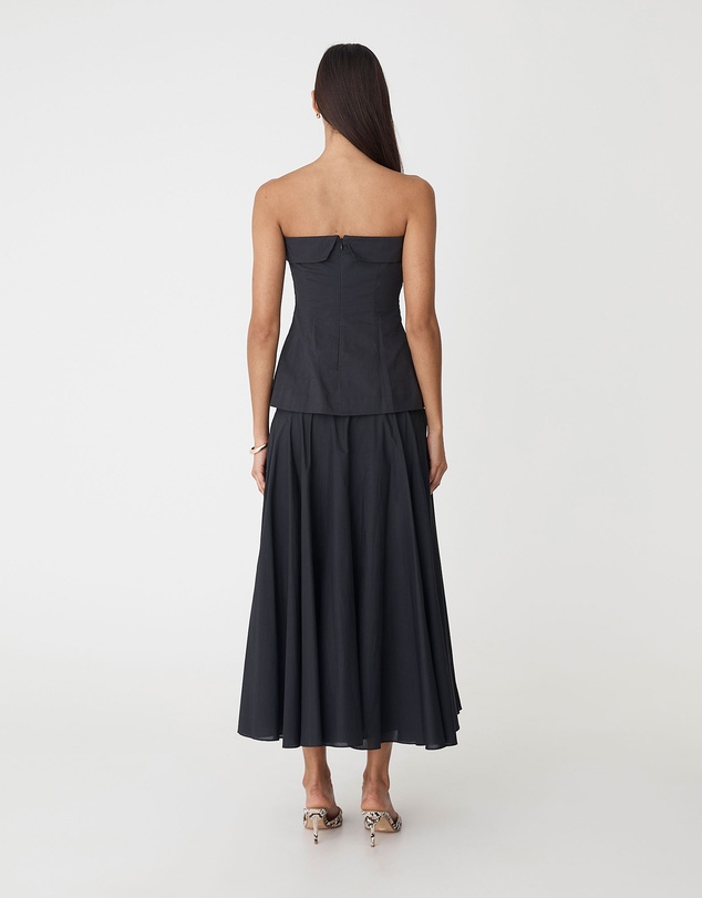 Forcast - Deb Cotton Strapless Tunic