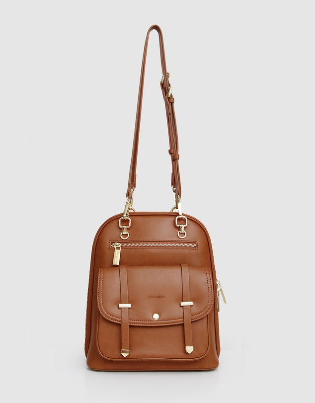 Belle & Bloom - 5th Ave Leather Backpack