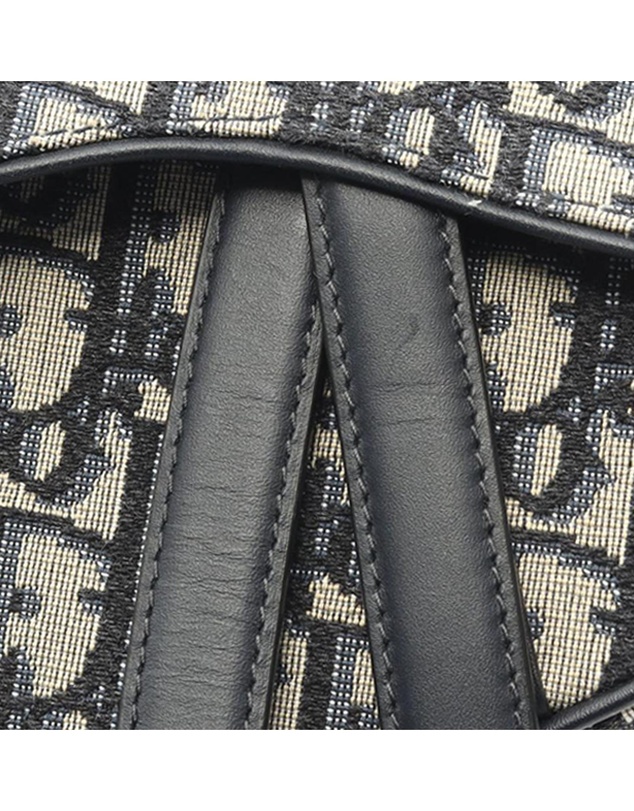 Pre-Loved by Azura Reborn - Pre-Loved Mini Oblique Canvas Saddle Bag