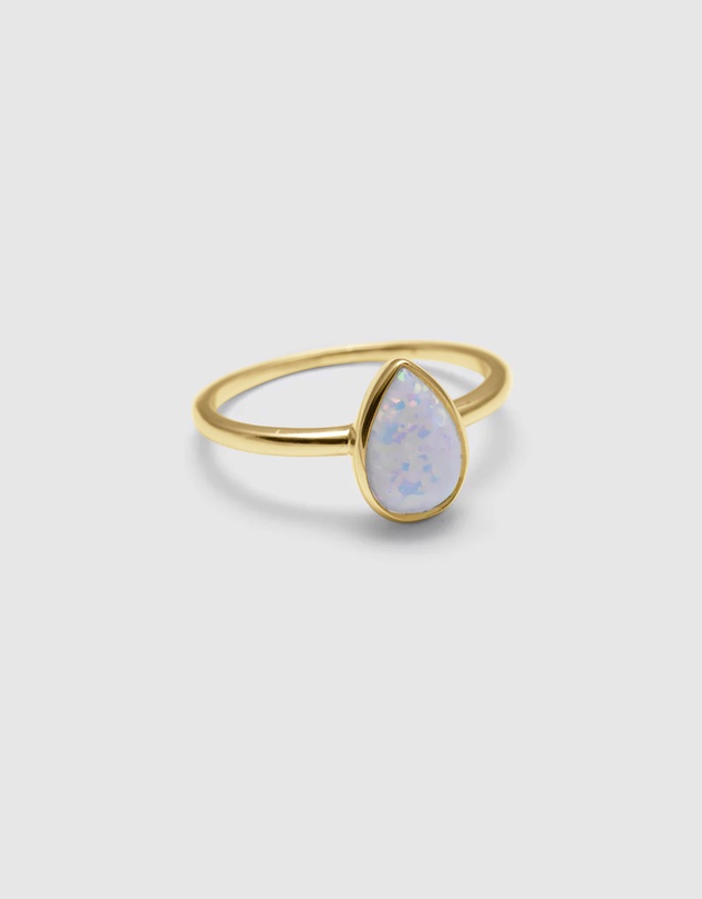 Von Treskow - Pear Czelline Opal Ring