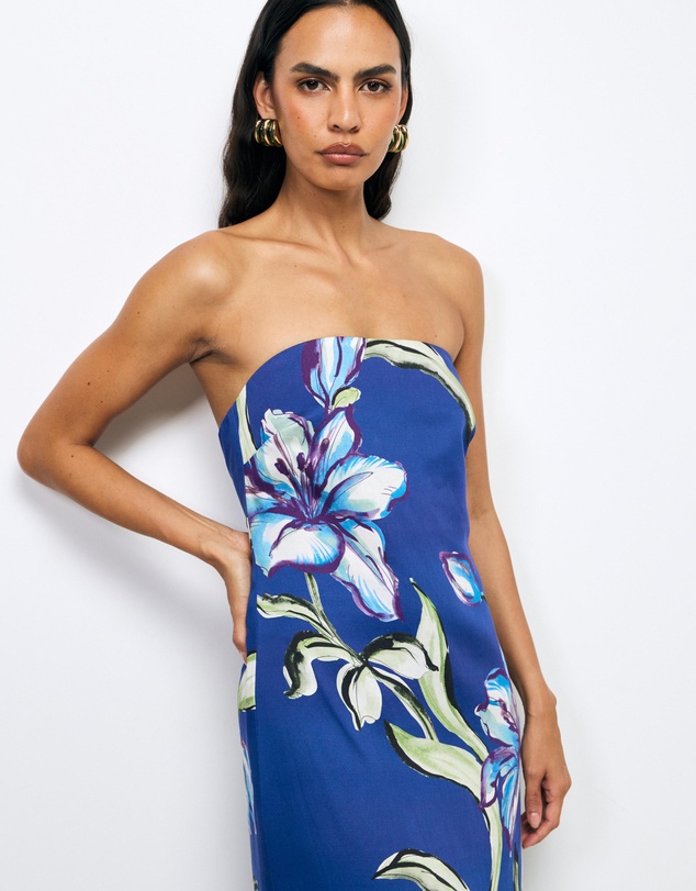AERE - Allona Strapless Maxi Dress