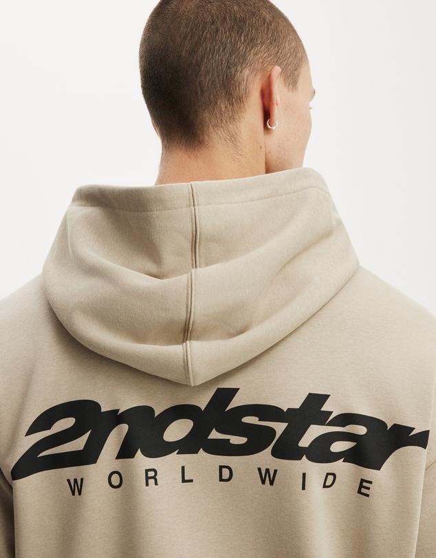 Cotton On - Box Fit Graphic Hoodie