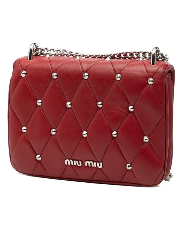 Pre-Loved by Azura Reborn - Pre-Loved Studded Matelasse Leather Crossbody