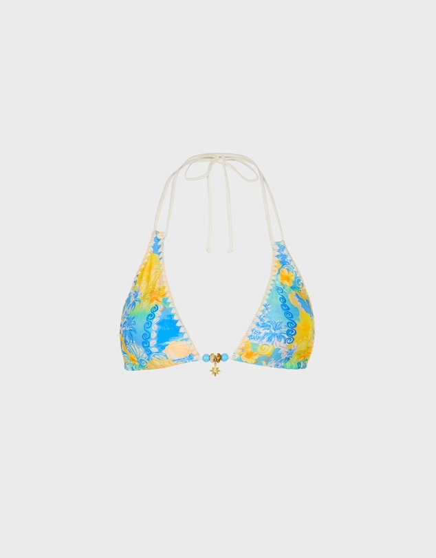 Kulani Kinis - Simple Crochet Halter Bikini Top