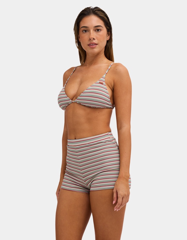 Roxy - Womens Sunset Stripe Shorty Bikini Bottom