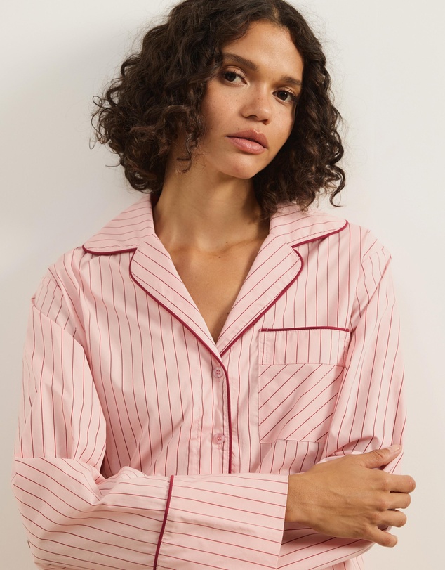 Atmos&Here - Riley Stripe Cotton PJ Set