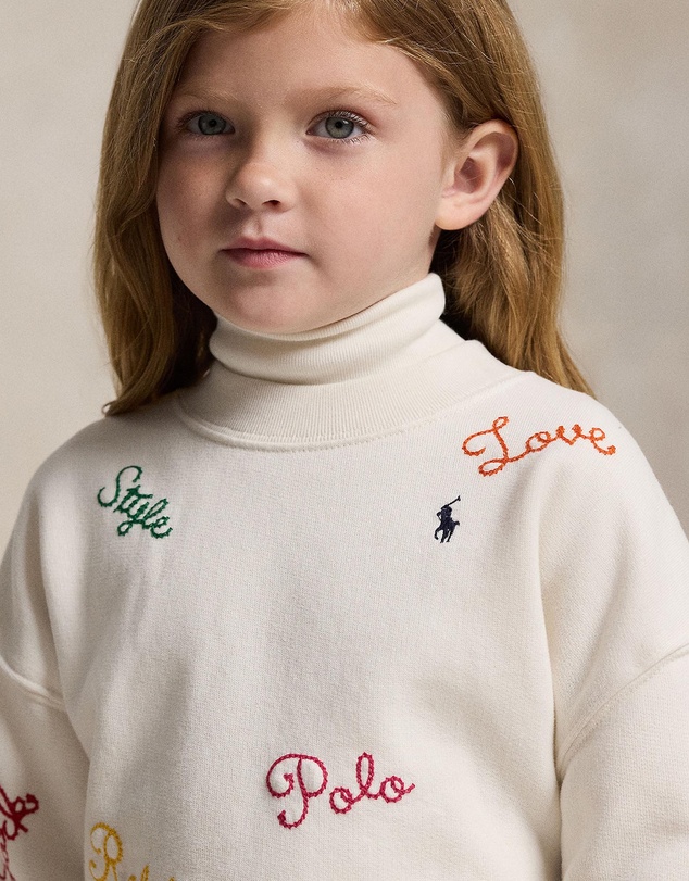 Polo Ralph Lauren - Embroidered Fleece Sweatshirt - ICONIC EXCLUSIVE - Kids