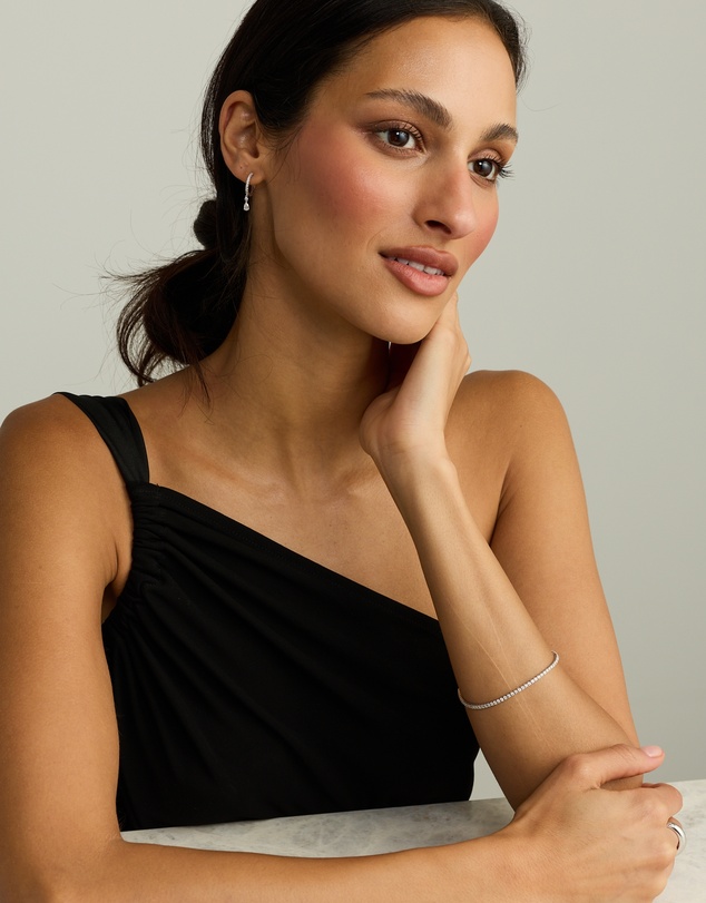 Michael Hill - Drop Earrings with 0.50 Carat TW Laboratory-Grown Diamonds in Sterling Silver