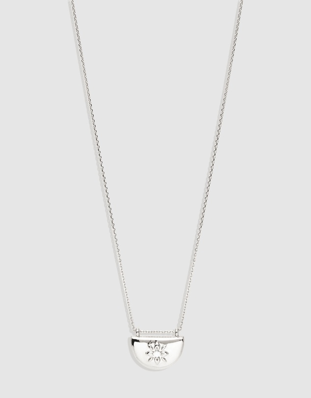 By Charlotte - Lotus Locket Necklace