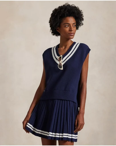 Polo Ralph Lauren - Cotton-Blend Cricket Sweater Vest