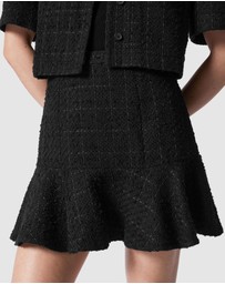 & Other Stories - Ruffled Tweed Mini Skirt