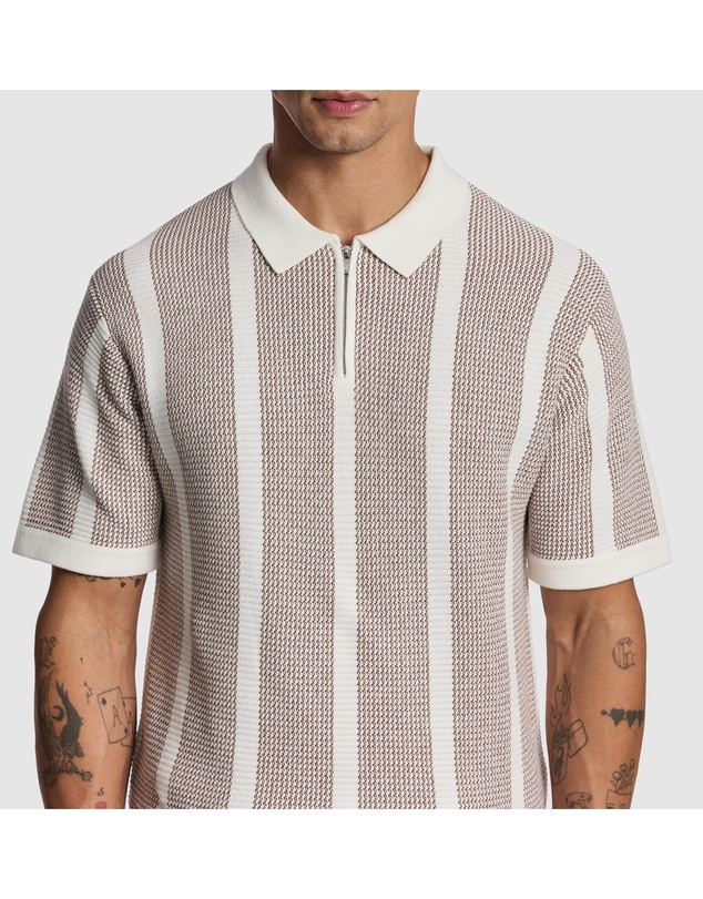 yd. - Hutley Knitted Polo Shirt