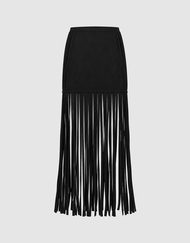 Varna - Marais Fringe Knit Skirt