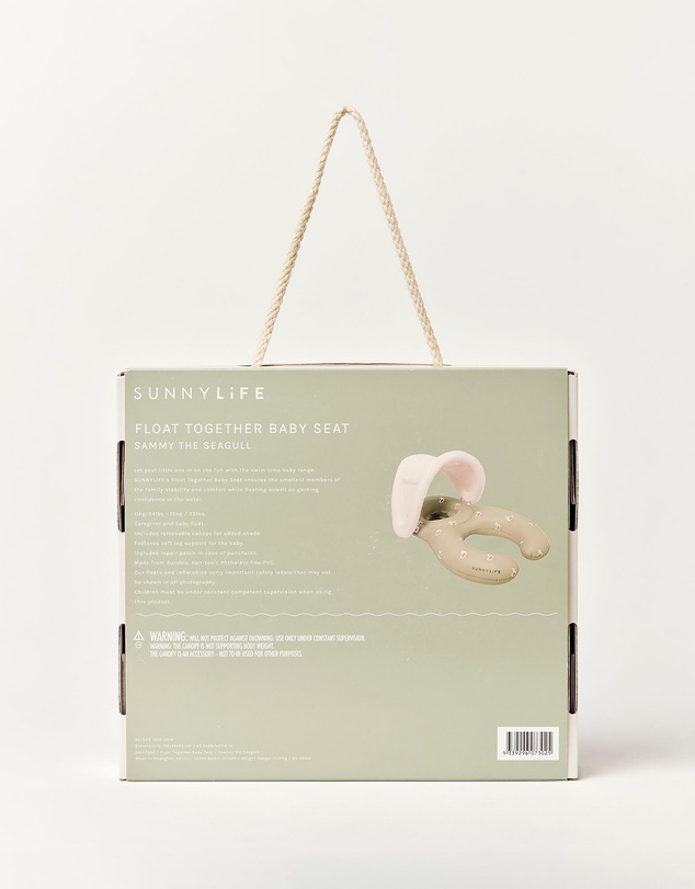 Sunnylife - Sammy the Seagull Float Together Baby Seat - Kids