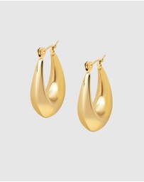 Nialaya Jewellery - Clasp Hoop Earrings