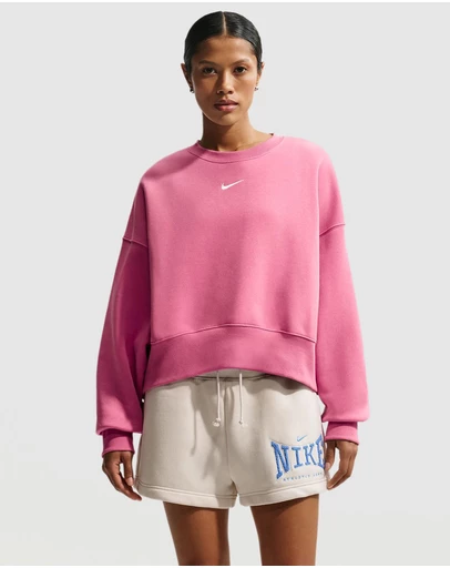 Nike - Sportswear Phoenix Fleece Over-Oversized Crew-Neck Sweatshirt
