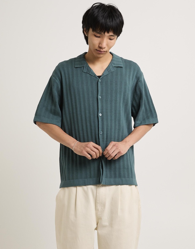 Arvust - Hayes Knit Short Sleeve Resort Shirt