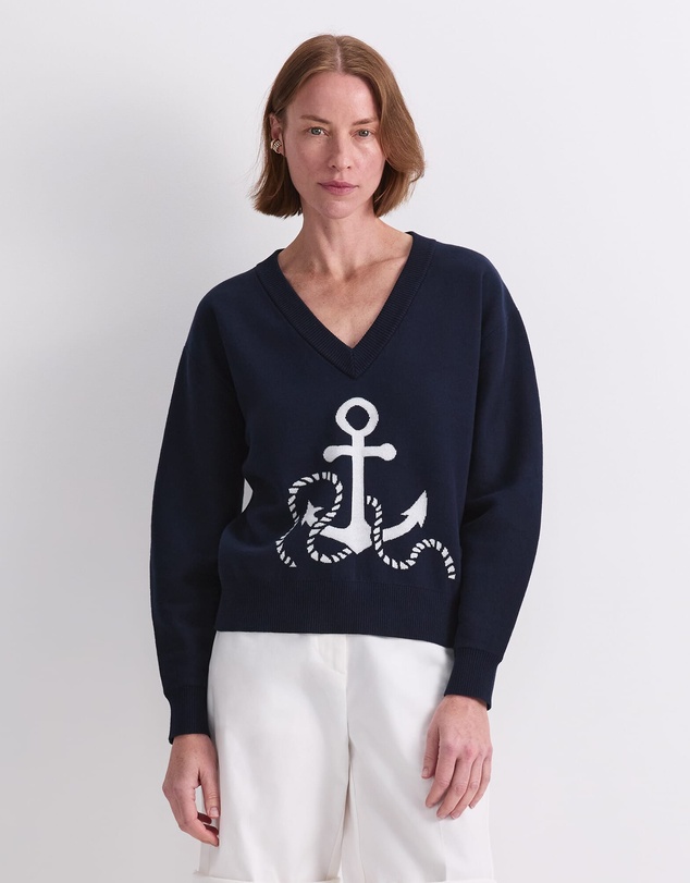 Sportscraft - Anchor Jacquard Sweater