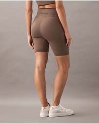 Calvin Klein Sport - Modern Ribbed Sport Biker Shorts