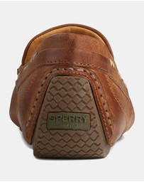 Sperry - Gold Harpswell Driver Medium Leather Tan- Men's