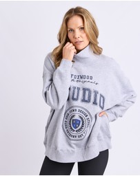 Foxwood - Studio Mock Neck Crew