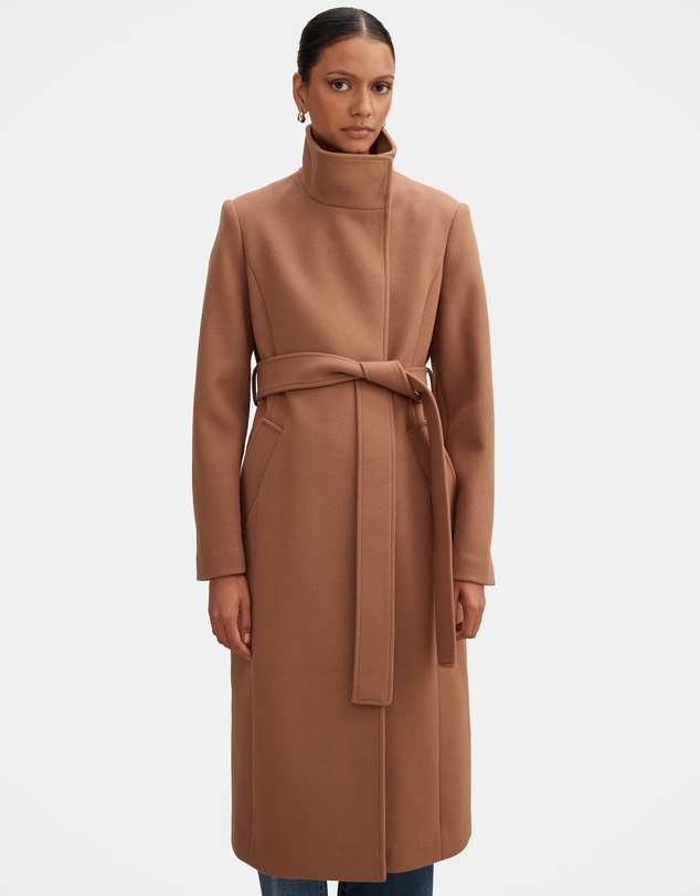 Forever New Petite - Phoebe Petite Funnel Neck Coat