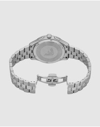 Emporio Armani - Silver Tone Chronograph Watch
