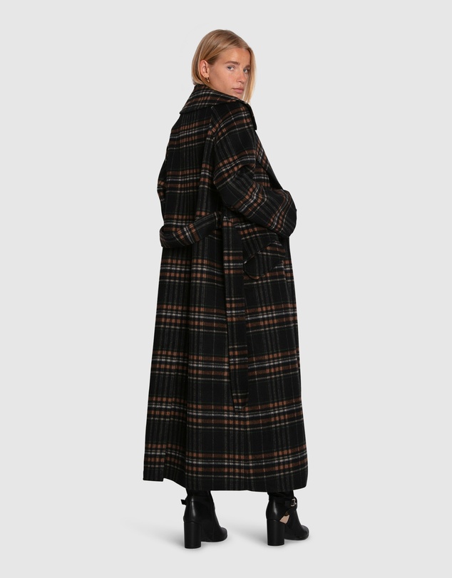 Belle & Bloom - Heart To Heart Large Collar Maxi Coat