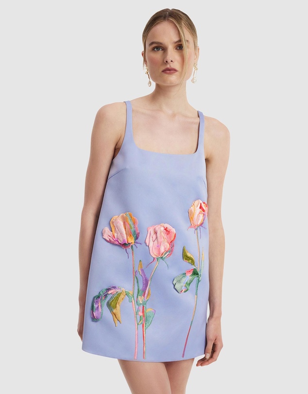 LEO LIN - Mila Embroidered Mini Dress