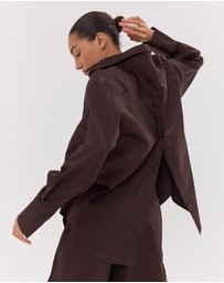 Cloth & Co. - The Split Back Shirt | Brazil Nut