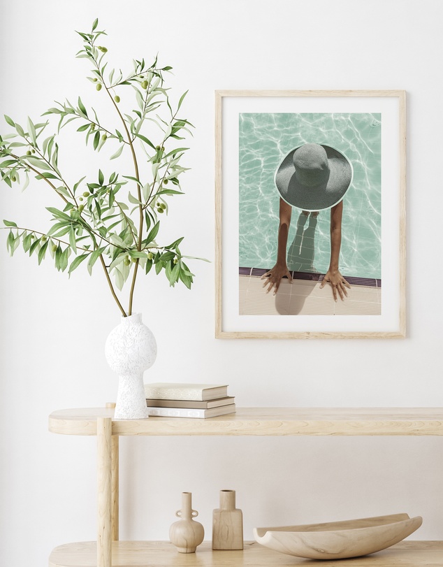 Olive et Oriel - Pool Time Art Print