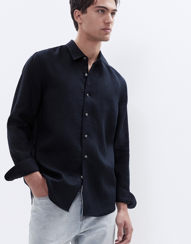 UNISON - Linen Regular Fit Shirt