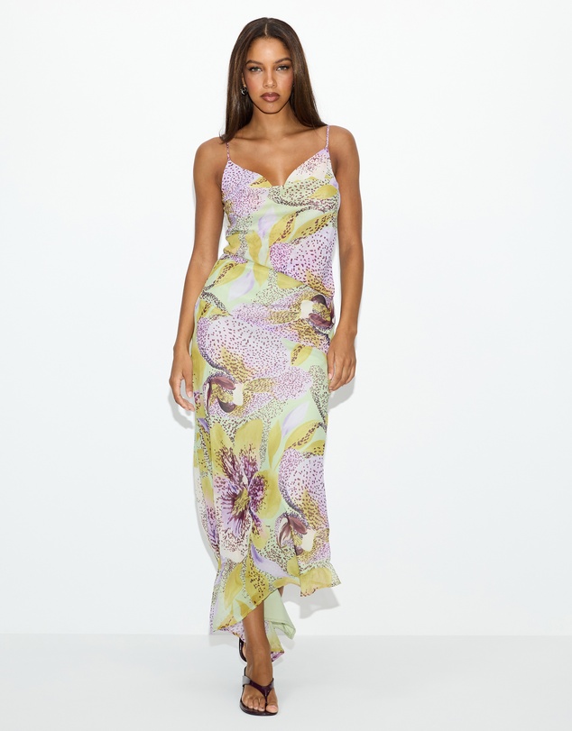 Dazie - Orchid Cut-Out Maxi Dress