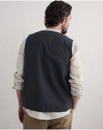 Seasalt - Seasalt Cornwall Navy Metern Waistcoat