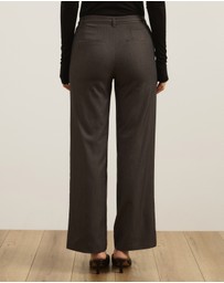 Atmos&Here - Rumi Straight Leg Trousers With Belt