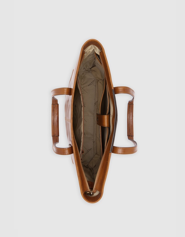 Florence - The Beatrice Tan Leather Tote Work Bag