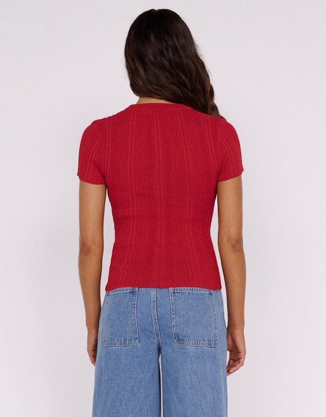 Staple the Label - Maya Rib Knit Tee
