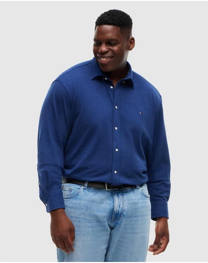 Tommy Hilfiger - Big & Tall Featherweight Pique Knit Shirt