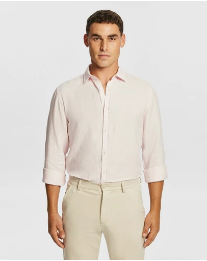 yd. - West Hampton Pure Linen Shirt