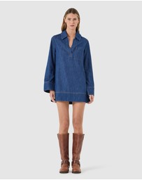 Rolla's - Marfa Tunic - Blue Smoke