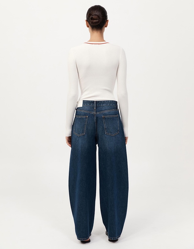 St. Agni - Mid Rise Balloon Jeans